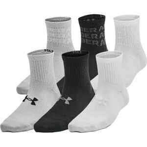 Under Armour ESSENTIAL QTR 6PK Dětské ponožky, černá, velikost obraz