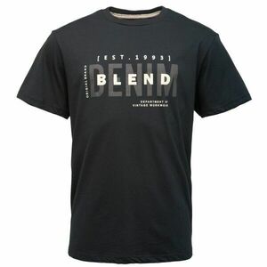 BLEND BHKIMAN Pánské tričko, černá, velikost XXL obraz