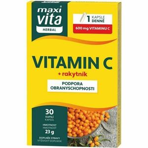 VITAR MAXI VITA HERBAL VITAMIN C + RAKYTNÍK 30 CAPS Doplněk stravy, , velikost obraz