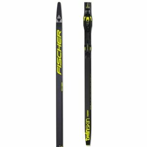 Fischer TWIN SKIN SUPERIOR MEDIUM SET + BDG RACE CLASSIC Lyže na klasiku s podporou stoupání, černá, velikost obraz
