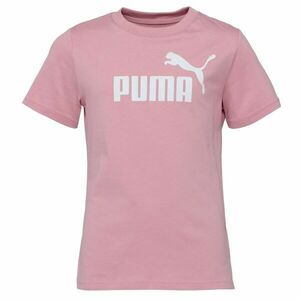 Puma ESSENTIALS NO. 1 LOGO TEE G Dívčí triko, růžová, velikost obraz