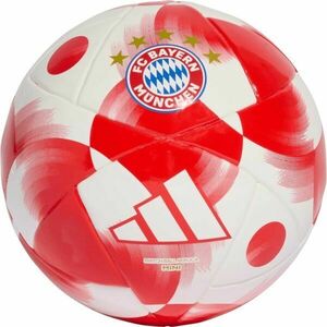 adidas FC BAYERN MINI HOME Mini fotbalový míč, bílá, velikost obraz