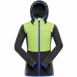 ALPINE PRO ZOLLO Dětská ultralehká funkční mikina, černá, velikost 164-170 obraz