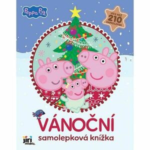 JIRI MODELS VÁNOČNÍ SAMOLEPKOVÁ KNÍŽKA PRASÁTKO PEPPA Samolepková knížka, mix, velikost obraz