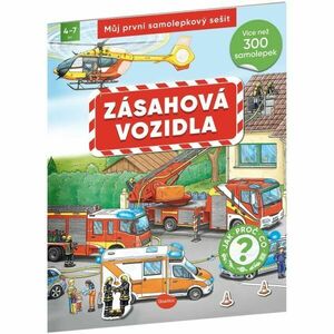 ELLA & MAX ZÁSAHOVÁ VOZIDLA Můj první samolepkový sešit, mix, velikost obraz
