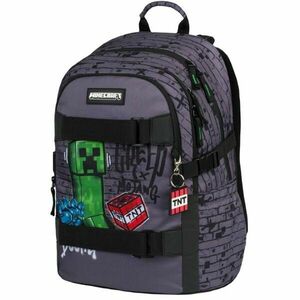 BAAGL SKATE MINECRAFT TNT Školní batoh, tmavě šedá, velikost obraz
