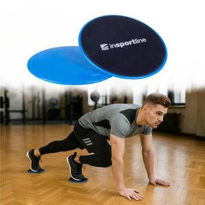 Klouzavý disk inSPORTline Flux Dot modrá obraz