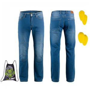 Pánské moto jeansy W-TEC Davosh modrá 6XL obraz