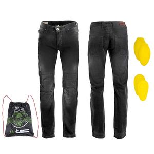 Pánské moto jeansy W-TEC Shiquet černá 6XL obraz