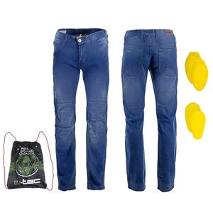 Pánské moto jeansy W-TEC Shiquet tmavě modrá 6XL obraz