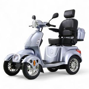 Elektrický čtyřkolový vozík inSPORTline Antun levandulově stříbrná obraz