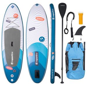 Paddleboard s příslušenstvím inSPORTline Wavelet 9'6" modrá obraz
