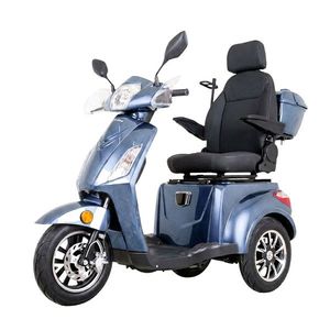 Elektrický tříkolový vozík inSPORTline Zorica Deluxe s elektromagnetickou brzdou modrá obraz