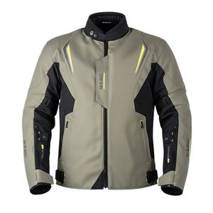 Touringová moto bunda W-TEC Karmal černo-olivově zelená XL rozšířená obraz