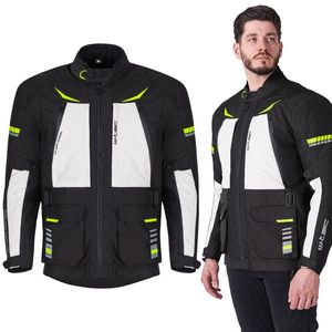 Moto bunda W-TEC Warao černá-fluo XL rozšířená obraz