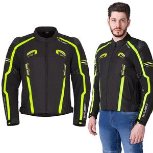 Moto bunda W-TEC Tonkawo černá-fluo XL rozšířená obraz