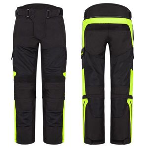Dětské rostoucí moto kalhoty W-TEC Pinapoco černá-fluo XXL/3XL obraz