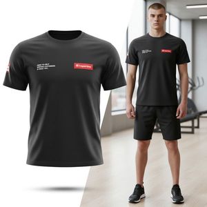 Tričko inSPORTline Signature černá 3XL obraz
