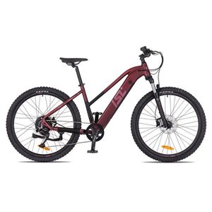 Dámské horské elektrokolo inSPORTline ISL Cleora 648 Wh 27, 5" - model 2026 18" (160-180 cm) Velour Red obraz