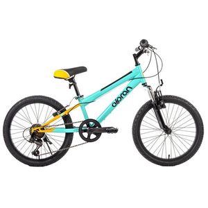 Odlehčené dětské kolo Olpran Agilis ALU 20" - model 2026 13" (125-145 cm) světle zelená/oranžová/černá obraz