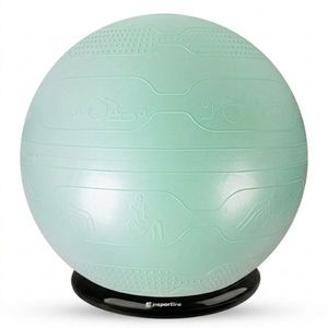 Gymnastický míč inSPORTline Stretch Ball 75 cm se základnou BallBase mint obraz