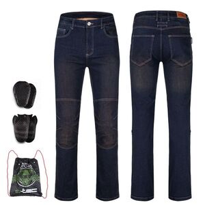 Moto jeansy W-TEC Pawted s nepromokavou membránou tmavě modrá 6XL obraz
