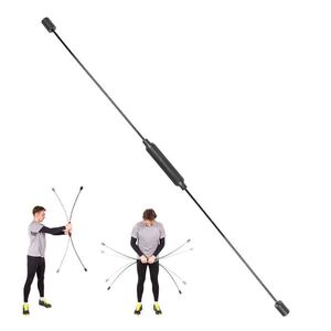 Kmitací tyč inSPORTline Flexi Bar Strong černá obraz