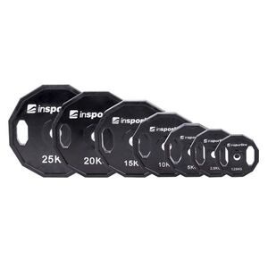 Sada 2x7ks pogumovaných kotoučů inSPORTline Ruberton 2x 1, 25-25 kg 30 mm obraz