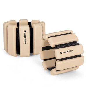 Fitness závaží na kotník a zápěstí inSPORTline Brace 2x1, 5 kg béžová obraz