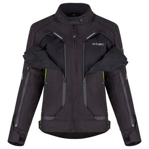 Dámská moto bunda W-TEC Progair Lady černá-fluo 4XL obraz