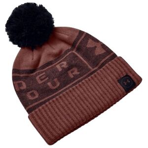 Pánský kulich Under Armour Big Logo Pom Beanie Cinna Red OSFA obraz