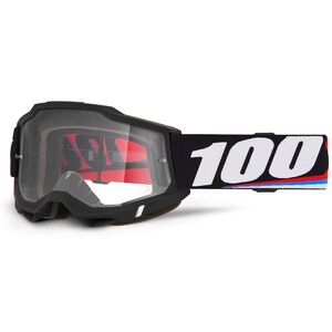 Motokrosové brýle 100% Accuri 2 Magnus černá, čiré plexi obraz