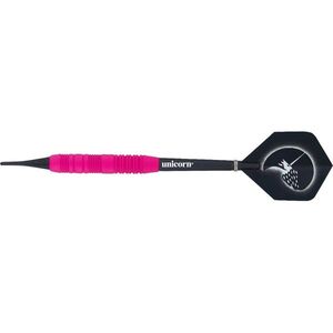 Šipky Unicorn Core Plus Rubberised Brass Pink 3ks 19 g obraz