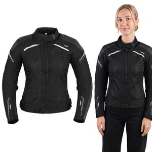 Dámská letní textilní moto bunda BOS Aylin Black XXL obraz