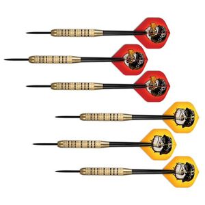 Šipky Shot Duel Brass Plated Value Range steel 6ks 18 g obraz