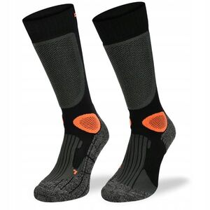 Motorkářské ponožky Comodo MTB2 Black Orange 43-46 obraz