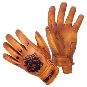 Letní kožené moto rukavice W-TEC Gatorrano coffee 3XL obraz