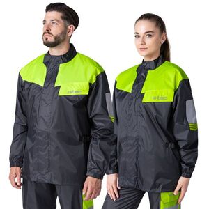 Moto pláštěnka W-TEC Igava černá-fluo zelená 6XL obraz