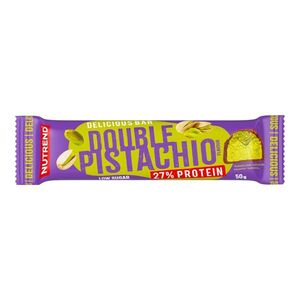 Proteinová tyčinka Nutrend Delicious Bar 50g double pistácie v mléčné čokoládě obraz