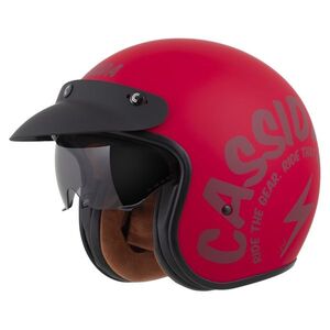 Moto přilba Cassida Oxygen Gear 2.0 červená matná/tmavě červená XXL (63-64) obraz