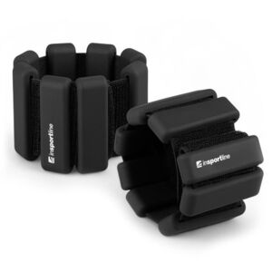 Fitness závaží na kotník a zápěstí inSPORTline Brace 2x1, 5 kg černá obraz