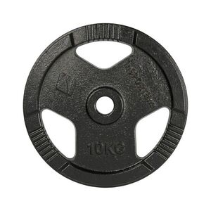 Litinový kotouč inSPORTline Hamerton Black 10 kg 30 mm obraz