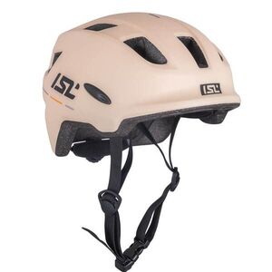 Dětská cyklo přilba s LED světlem ISL Lumitto Peach Beige XS (48-54) obraz