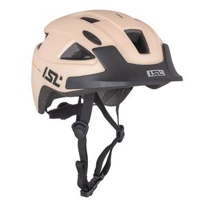 Dětská cyklo přilba s LED světlem ISL Lumiro Peach Beige S (54-59) obraz