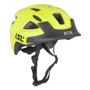 Dětská cyklo přilba s LED světlem ISL Lumiro Neon Yellow S (54-59) obraz