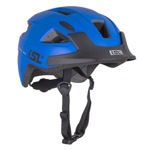 Dětská cyklo přilba s LED světlem ISL Lumiro Racer Blue S (54-59) obraz