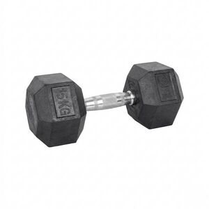 Šestihranná činka inSPORTline Hexsteel 15 kg obraz
