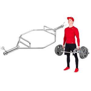 Hex olympijská hřídel inSPORTline Hexlif 140cm/50mm • 21, 8kg • do 200kg • s objímkami obraz