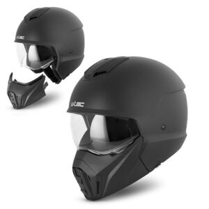 Modulární přilba W-TEC Satalone Black Matt XXL (63-64) obraz