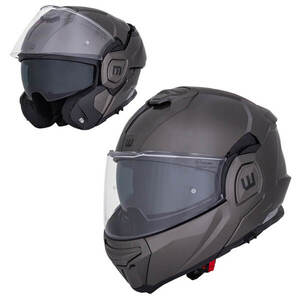 Překlopná moto přilba W-TEC Zoroz P/J Matt Black-Fluo Pink L (59-60) obraz